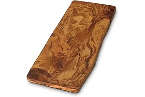 Olive Wood Handmade Cutting Board for the Discerning Kitchen Enthusiast
