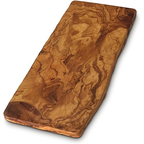 Olive Wood Handmade Cutting Board for the Discerning Kitchen Enthusiast