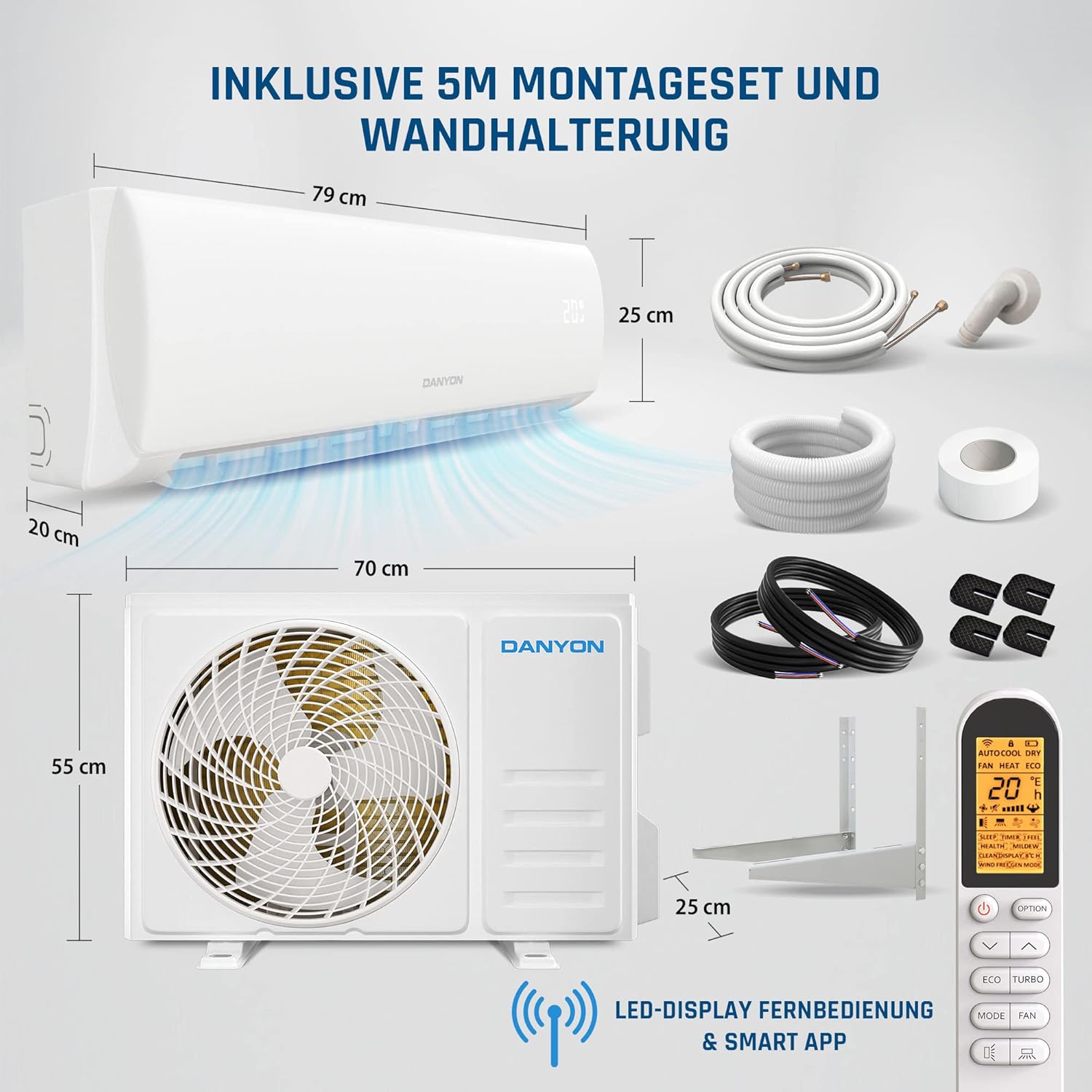 Danyon Klimaanlage Split - 12000 BTU