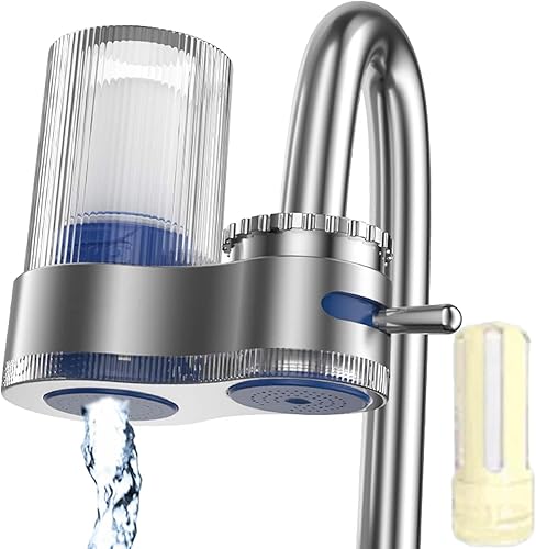 Miniatura 10 de Buyusus Filtro de agua, purificador de agua Buyusus para agua del grifo, purificador de agua de grifo con adaptadores, filtro de montaje de manguera