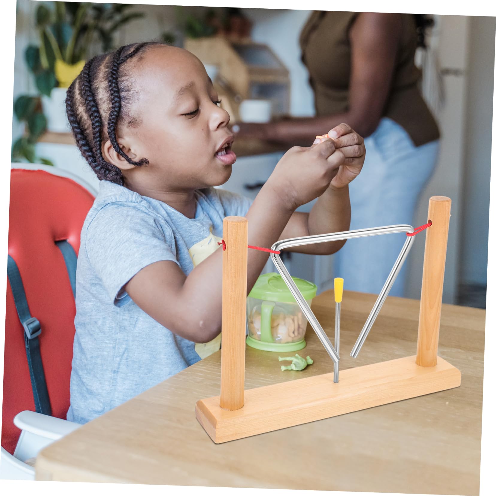2sets Triangolo Con Striker e Strumento Percussione Per Facile Usare Sviluppare