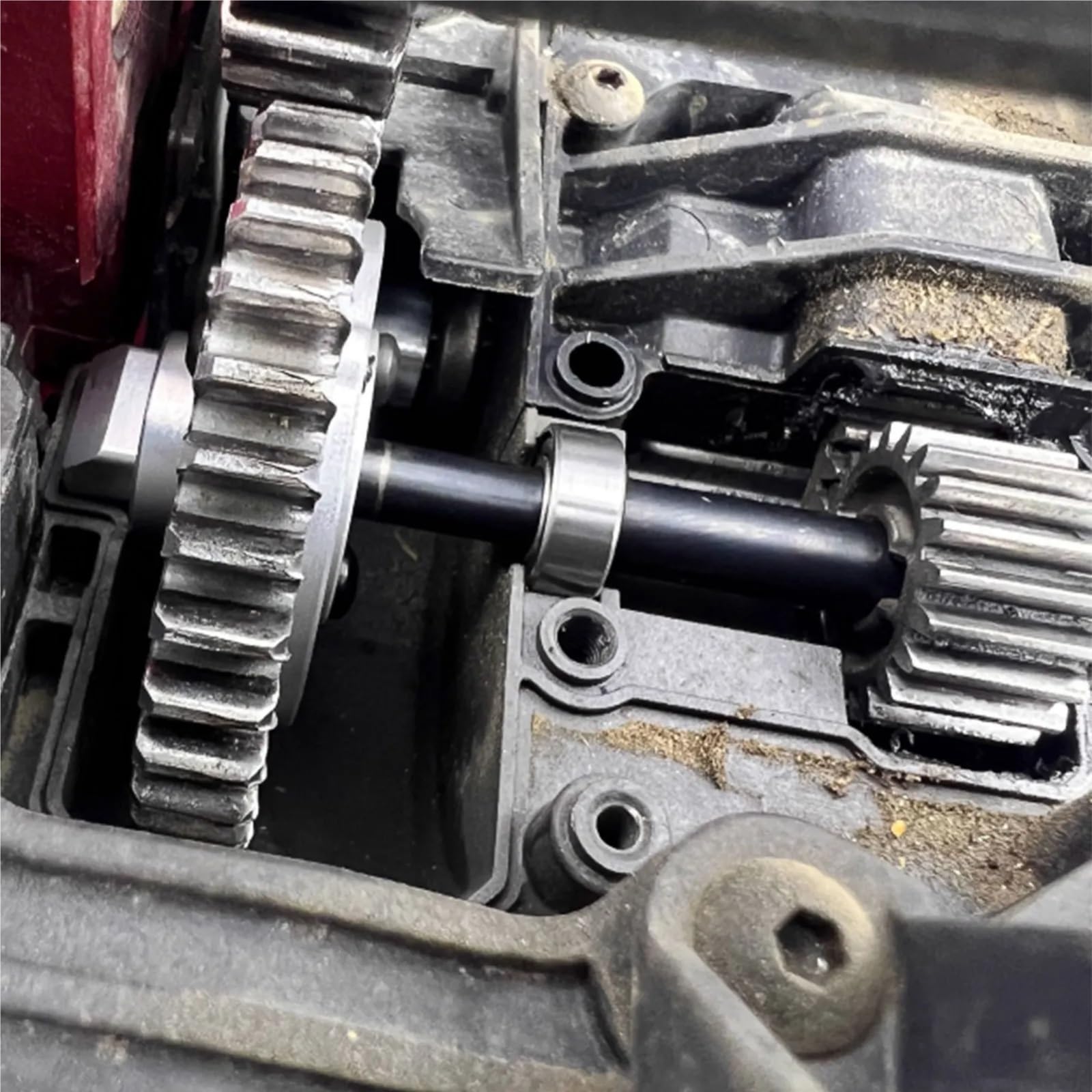 Genérico para Traxxas para X-maxx Xmaxx para XRT 1/5 1/6 Rodamiento Gran Tamaño Transmisión Cush Drive Engranaje Principal Juego Eje De Entrada Piezas Coche RC Piezas Coche RC
