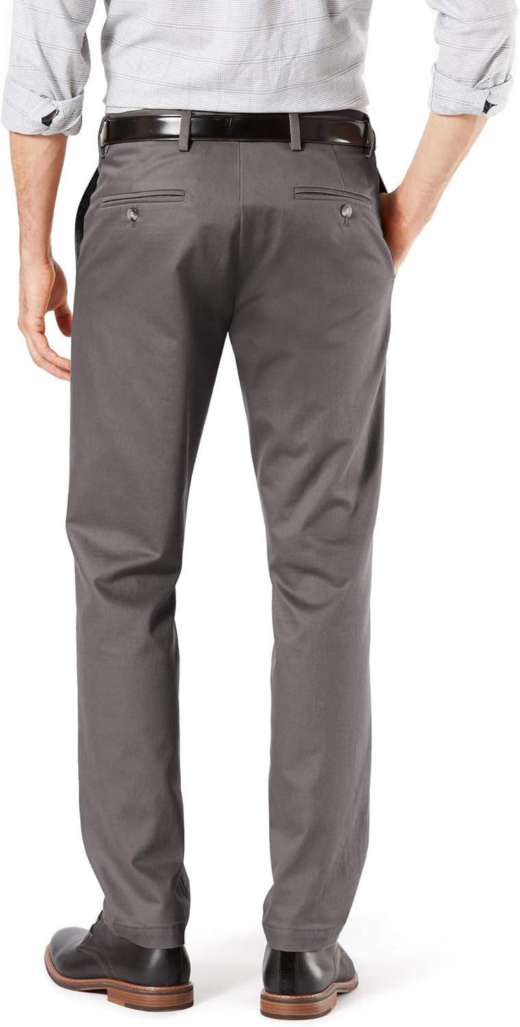 Dockers Men's Slim Fit Signature Khaki Lux Cotton Stretch Pants - Image 3