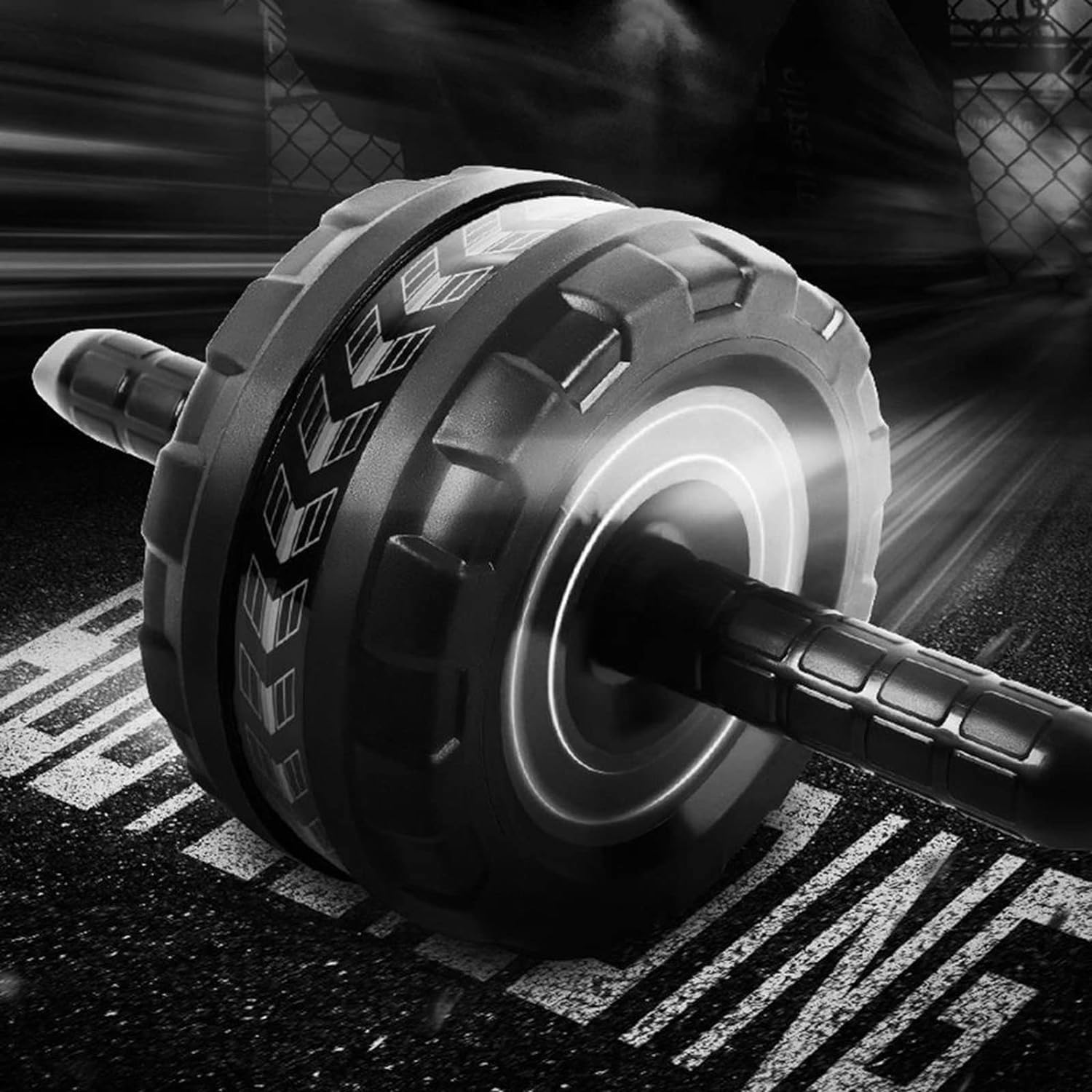 Koło rolkowe Abs Antislip-oefeningsroller Buikwiel Buikoefeningsroller Body Fitness Krachttraining Dubbel Ab-rollerwiel Prezent