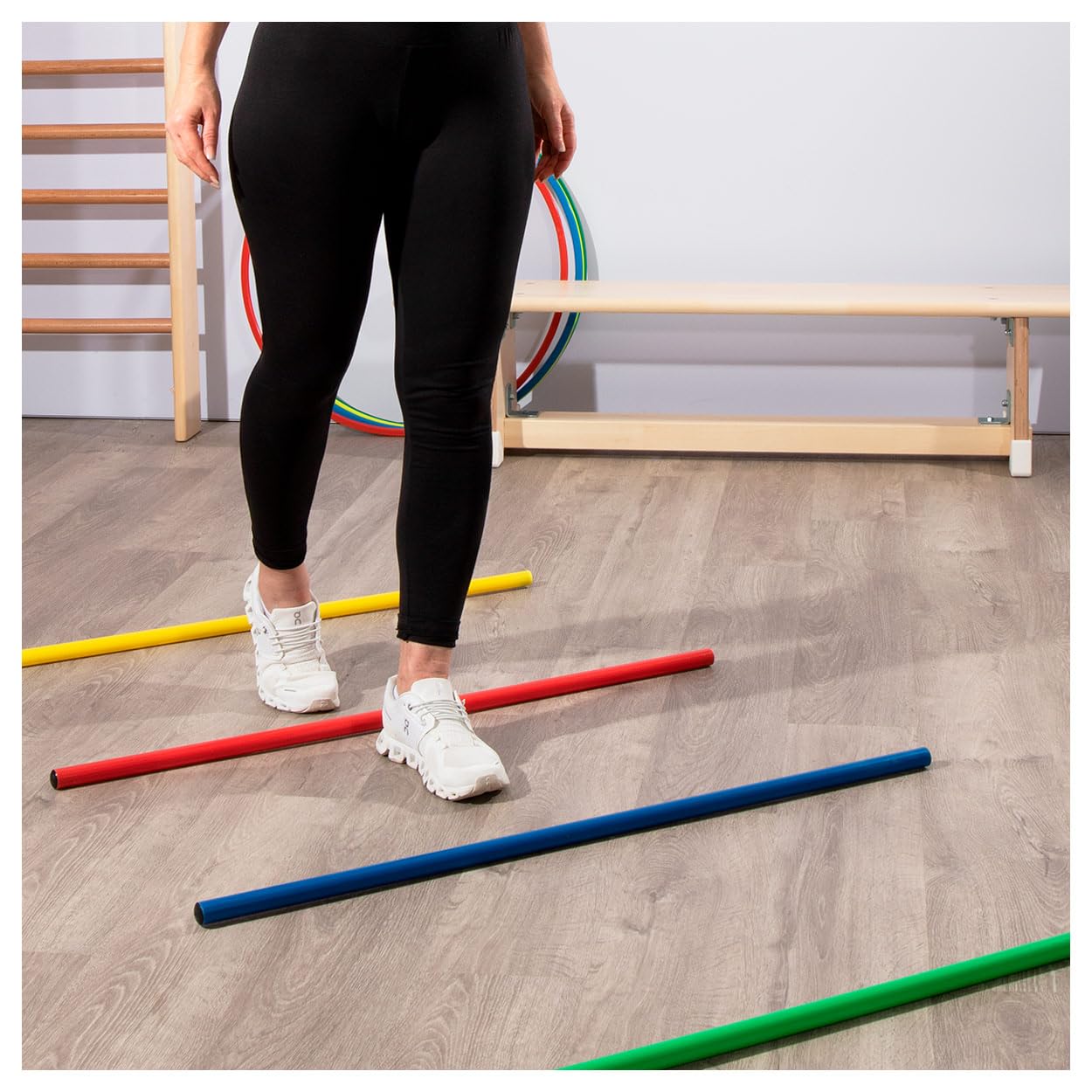 Sport-Tec Bâton de gymnastique pour homme en plastique - 120 cm