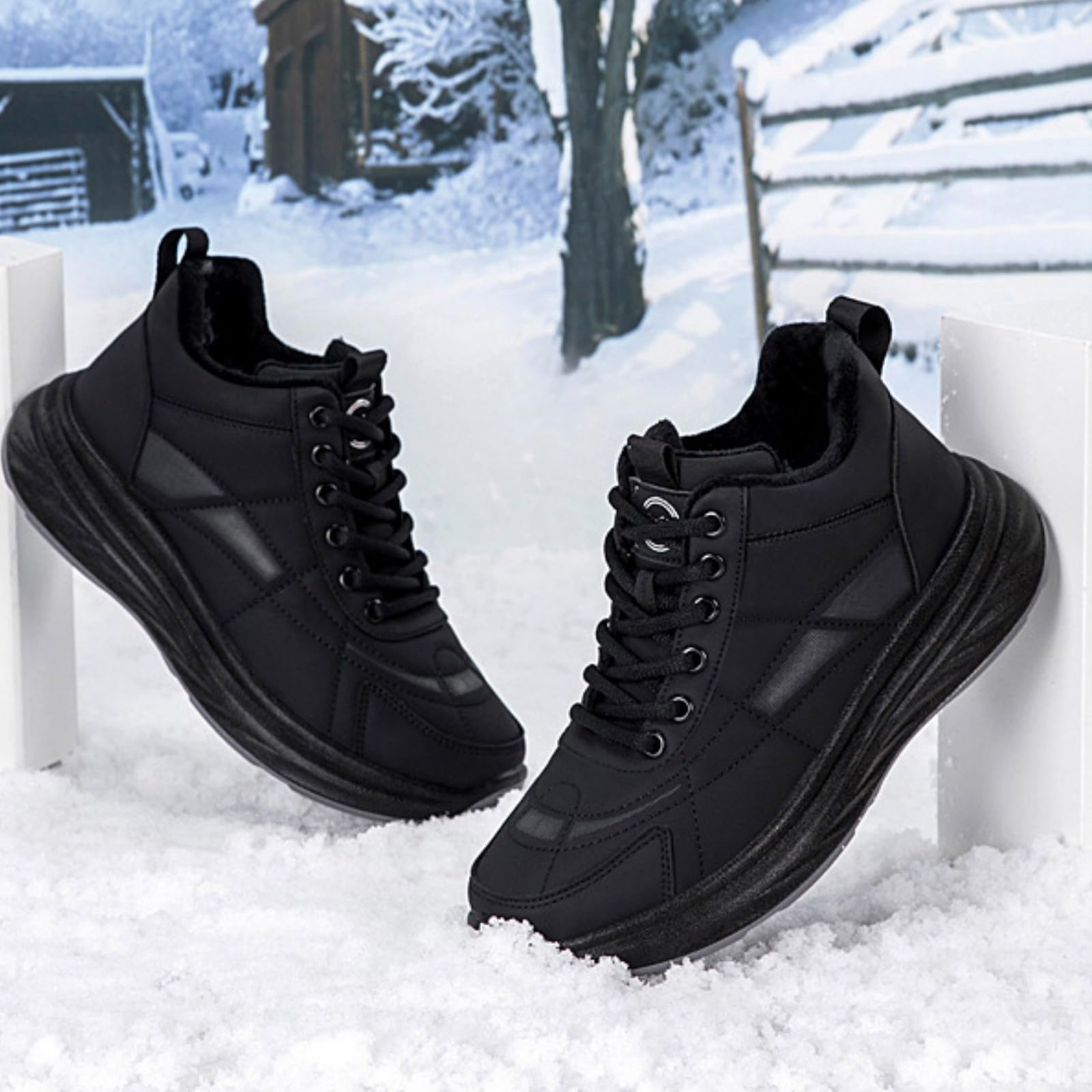Schuhe Herren Schnürschuhe Sneaker Leicht Turnschuhe Vintage Freizeitschuhe
