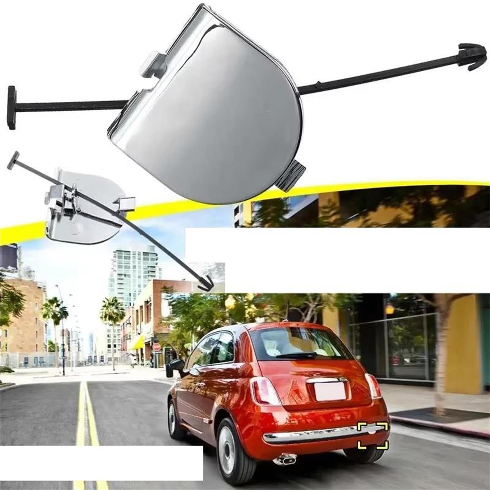 Copertura Occhi Dell'urto Per FIAT 500 Per 500C 2007-2012