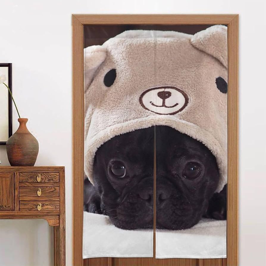 モモンガハウス(フレンチブルドッグ柄・緑)  春(夏)秋仕様  1900円 01009743.jpg