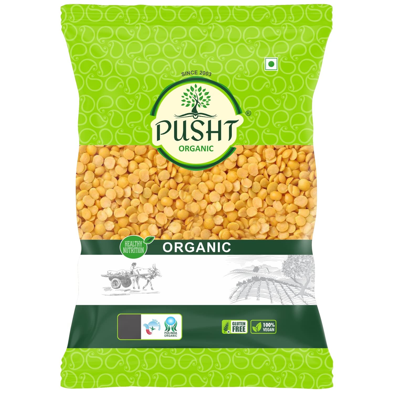 Pusht Organic Arhar (Toor/Tur) Dal - 1Kg | Unpolished, Natural & 0% Preservatives (B08BLJ95L9) Amazon Price History, Amazon Price Tracker