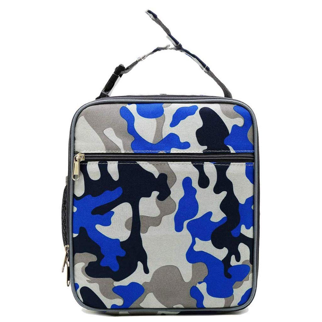 Fiambrera térmica - Bolsa de Almuerzo aislada, pequeña, Gris, portátil, Reutilizable, a Prueba de Fugas, Bolsa de Transporte térmica para el Almuerzo