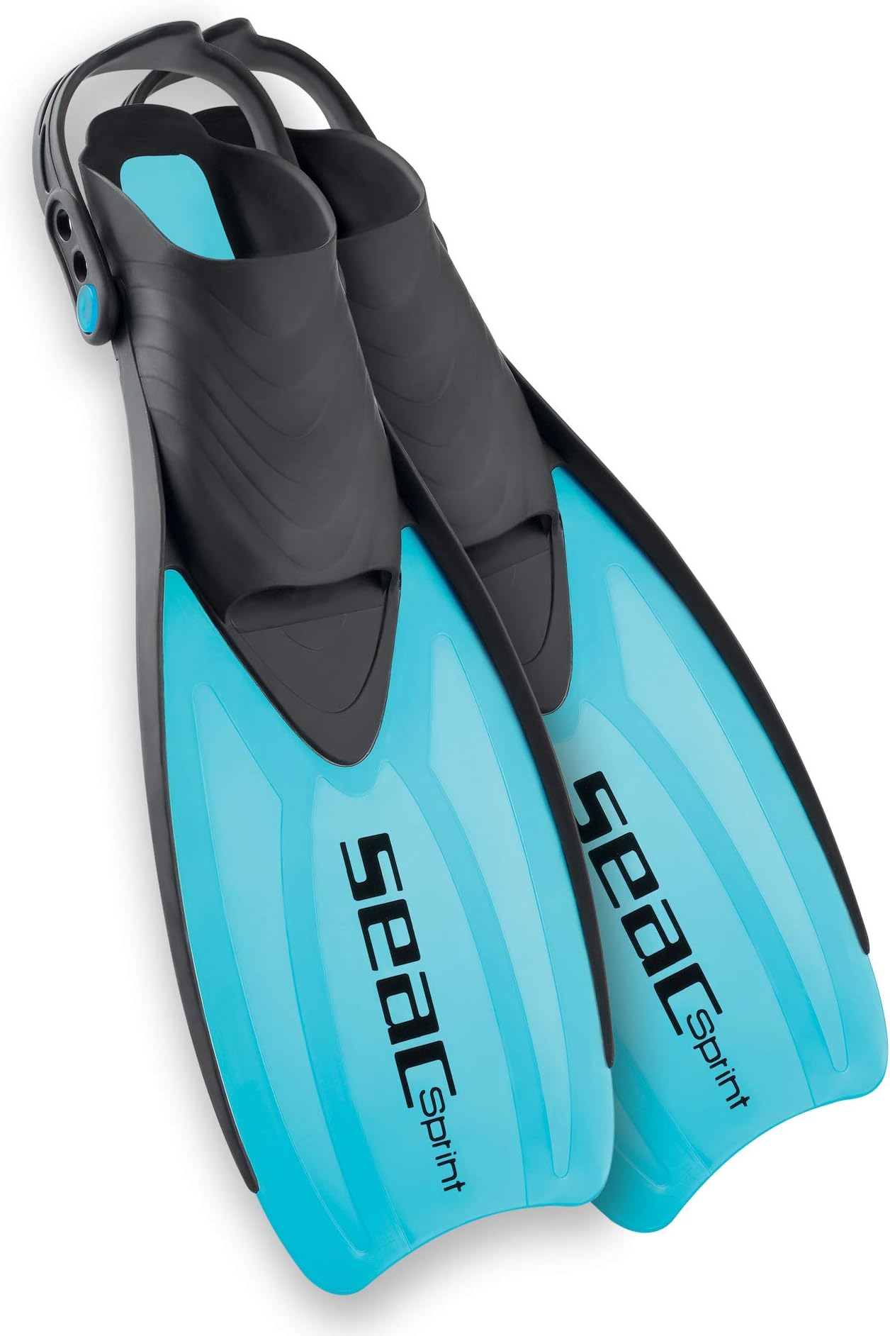 SEAC Sprint Diving Fins (Blue, Small/Medium)