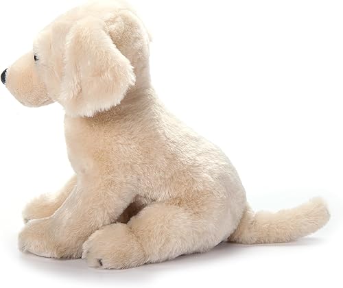 Miniatura 10 de The Petting Zoo Peluche de perro de laboratorio amarillo, regalos para niños, juguete de peluche de perro de laboratorio de 12 pulgadas