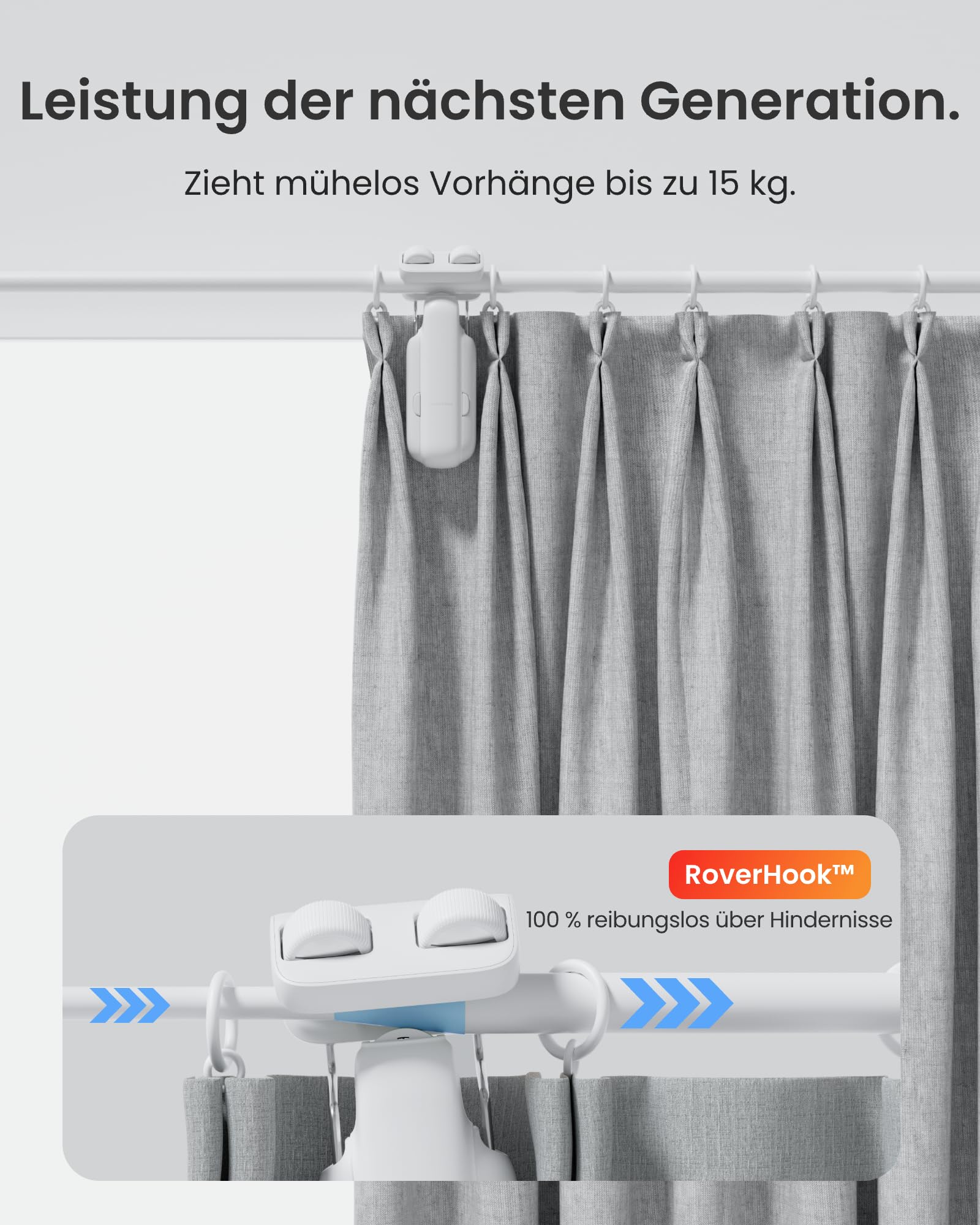 SwitchBot Smart Automatischer Vorhangöffner - Bluetooth Fernbedienung mit App/Timer – Bild 4