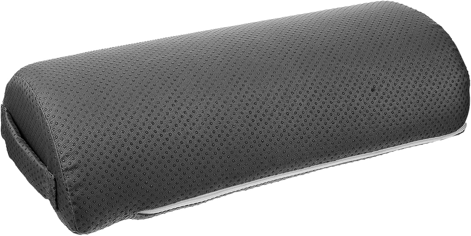 Milisten Comfort Pillow Half Moon Bolster Semi Roll Pillow, Ankle and