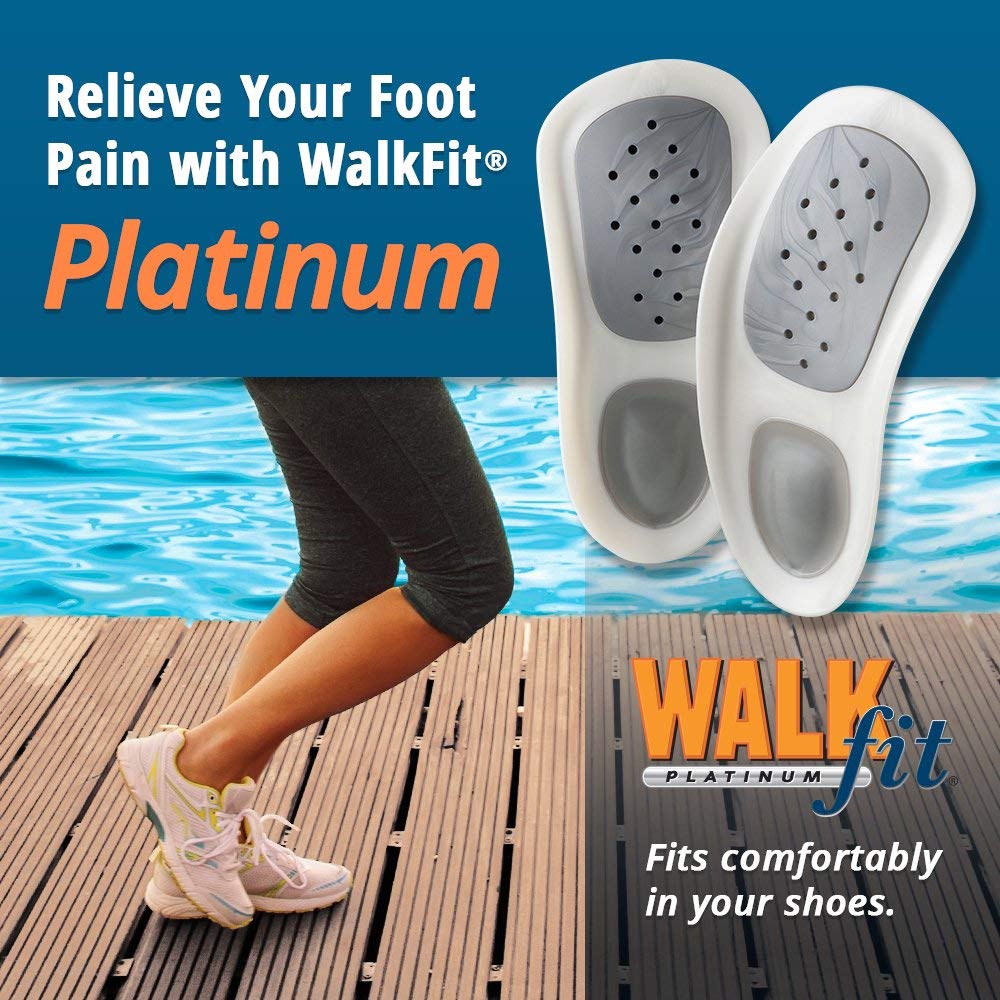 Buy WalkFit Platinum Foot Orthotics Plantar Fasciitis Arch Support