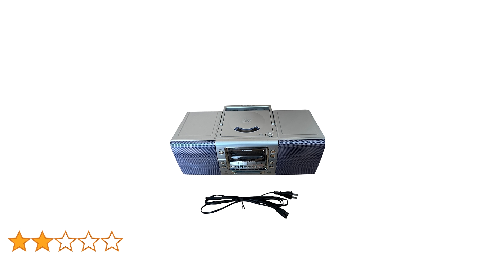 SHARP MD/CD システム　MD-F230-Z　説明書　リモコン付き SHARP MD/CD システム MD-F230-Z 説明書 リモコン付き Amazon.co