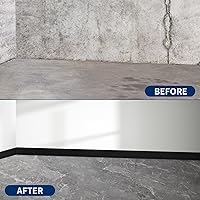 Vista 6 de Moldura flexible para zócalo, base de pared de vinilo autoadhesiva de 4 pulgadas, base de cala para despegar y pegar, base de pared de goma, moldura