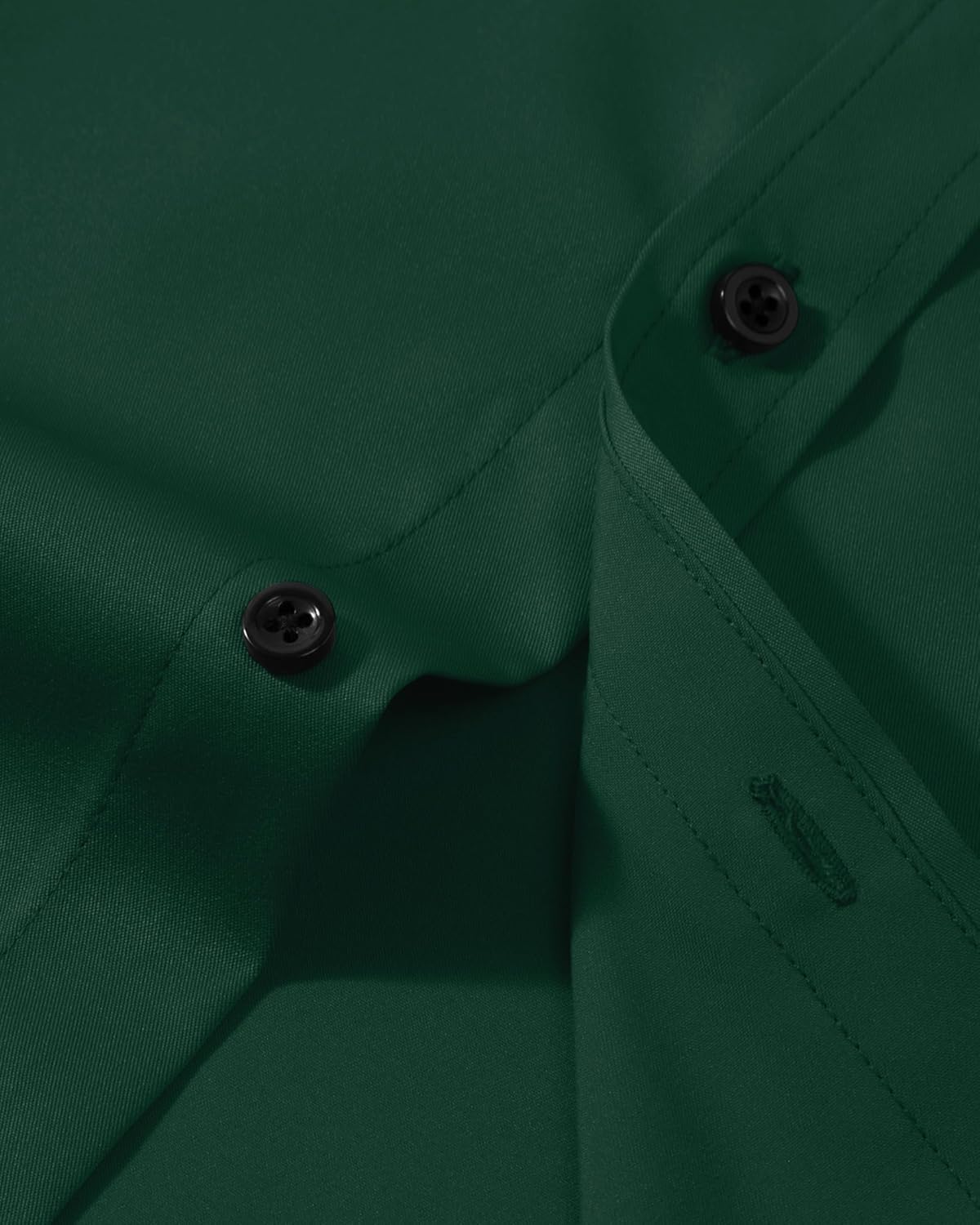 Men’s Wrinkle Free Dress Shirts Regular Fit Long Sleeve Non Iron Business Casual Wedding Stretch Button Down Shirt - Image 3