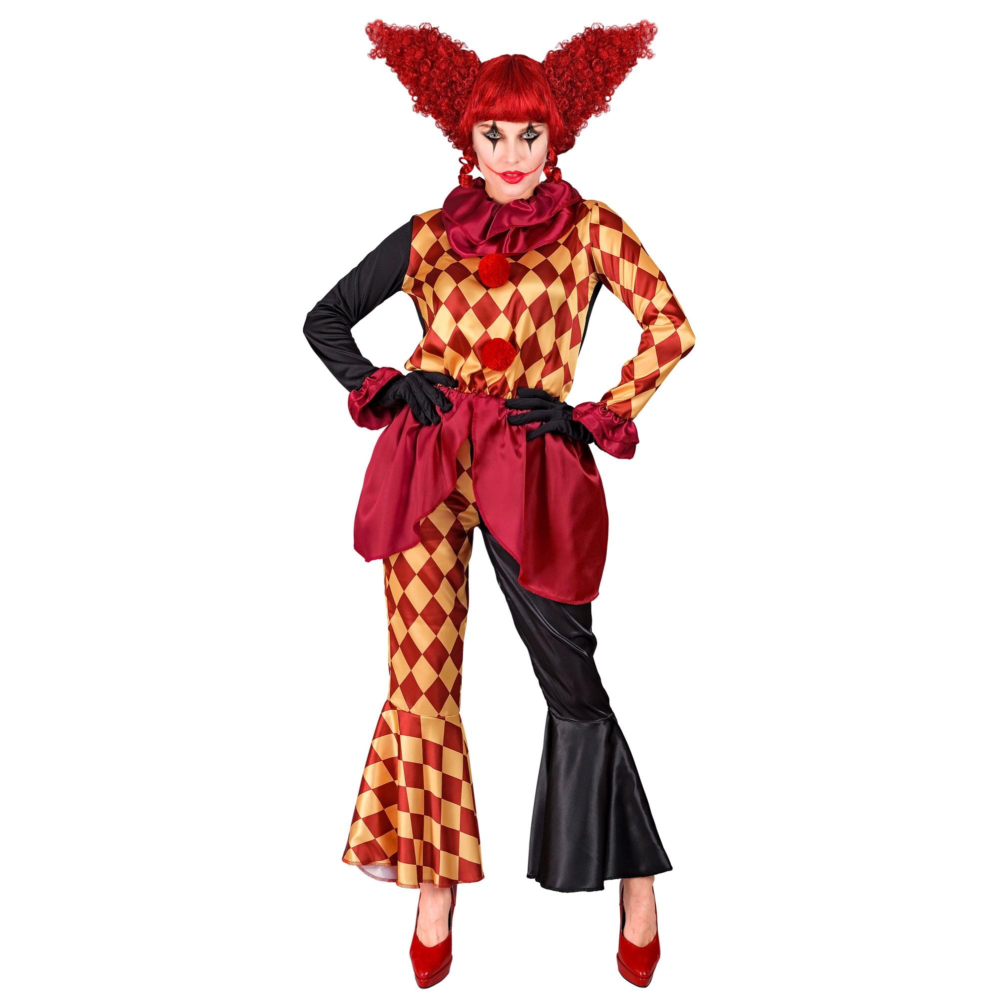 W WIDMANN MILANO Party Fashion 18604 Kostüm Horror Clown Costume, Multicoloured, XL