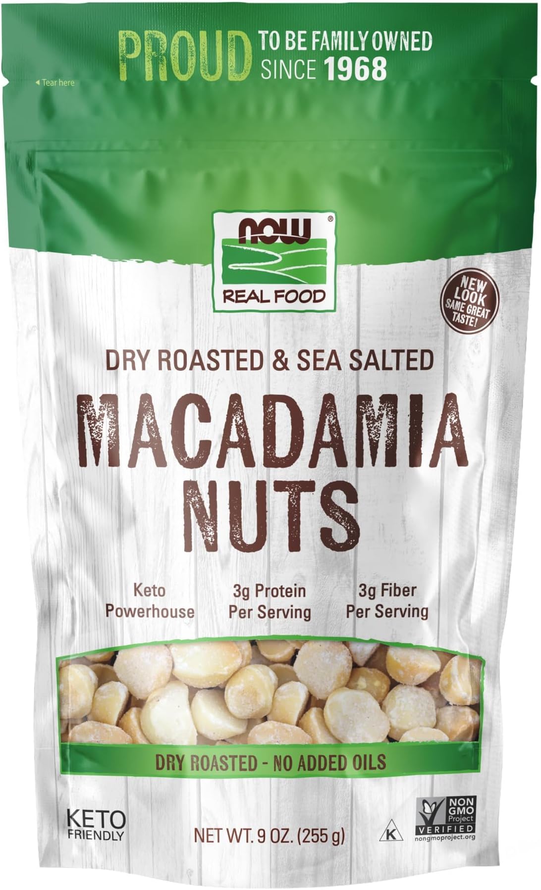 Kirkland Dry Roasted Macadamia Nuts with Sea Salt 680g (1.