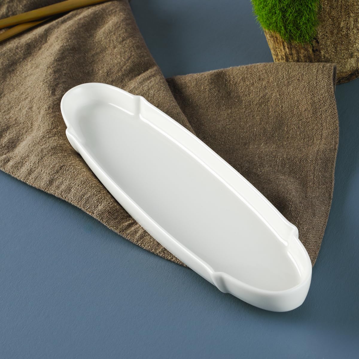 Aryıldız Lunar Yuvarlak Zeytin Servis Tabağı Renkli Desenli 25 Cm