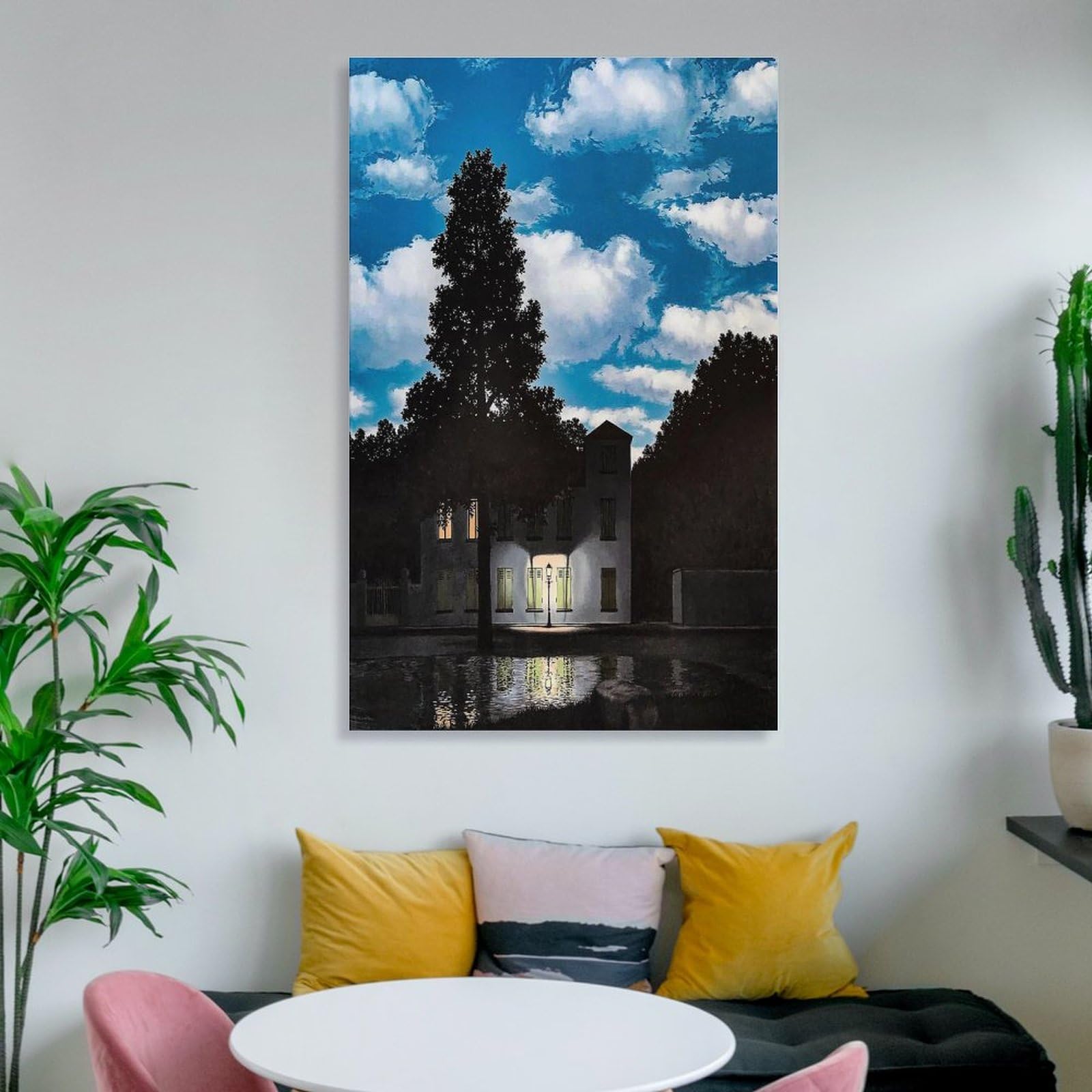 Amazon.co.jp: René Magritteルネ・マグリット「光の帝国」ポスター