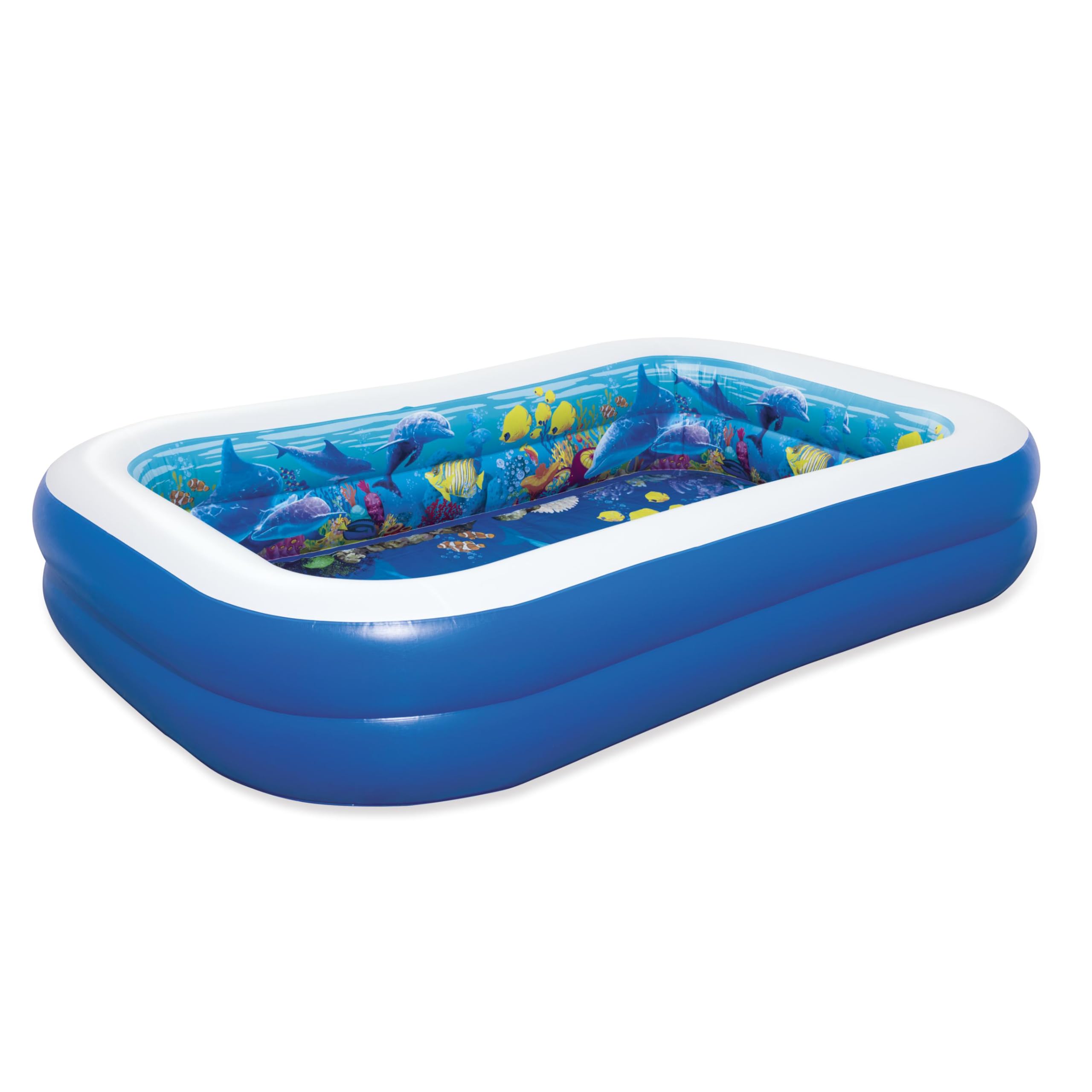 Bestway- 3D Undersea Adventure Pool 262Cm X 175Cm X 51Cm