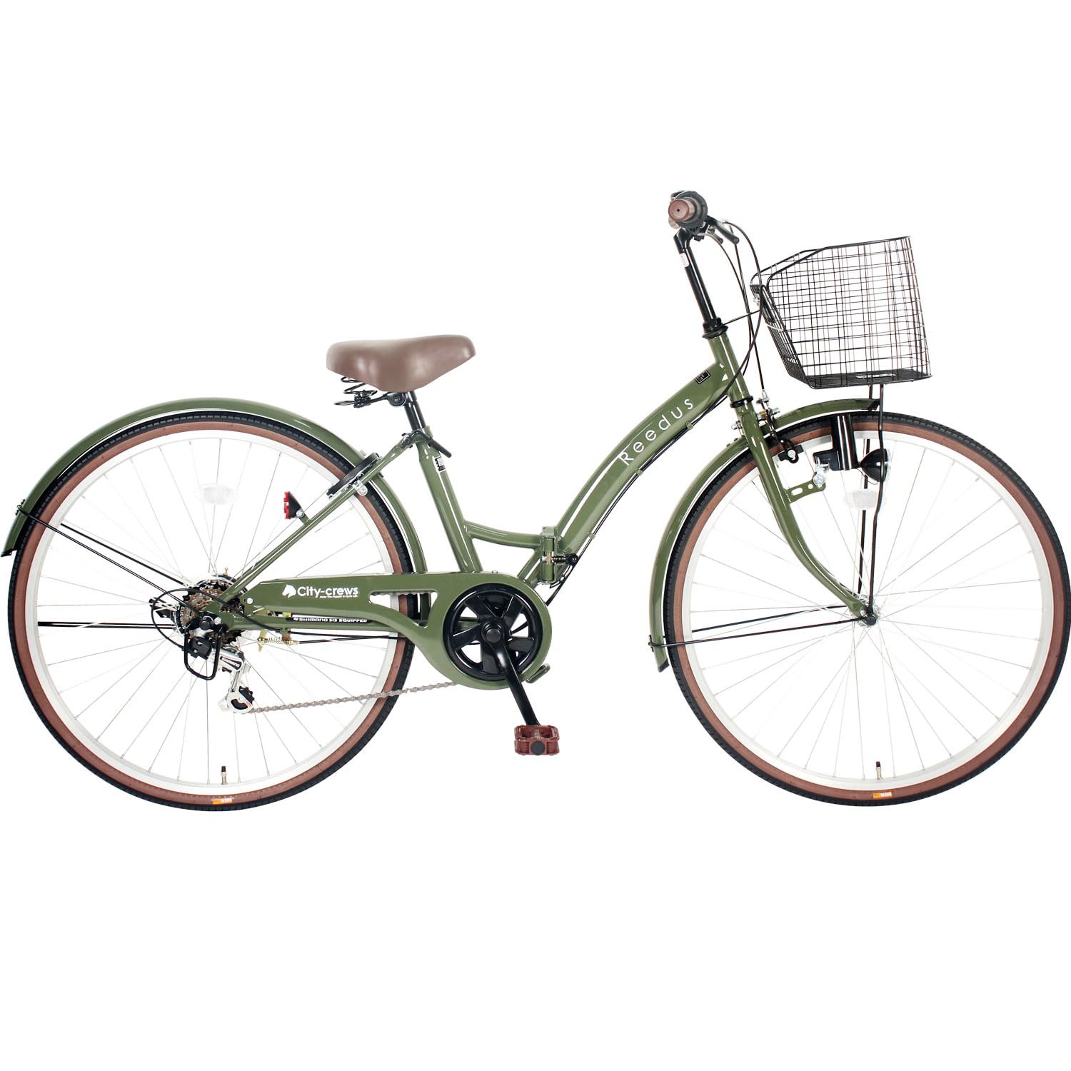 26インチ6段変速自転車 LEDダイナモライト