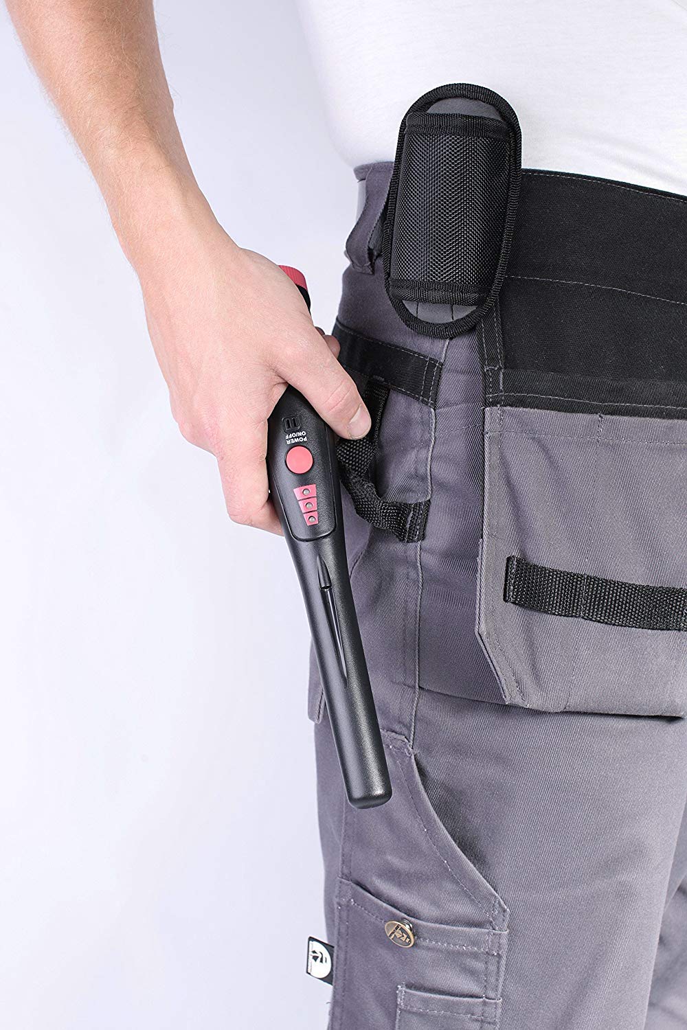 Pinpointer para Detección de Metales Set con Bolsa de Excavadora - Detector de Metales Portátil de Mano y Impermeable Talle Bolso - Herramienta de Detección de Tesoro