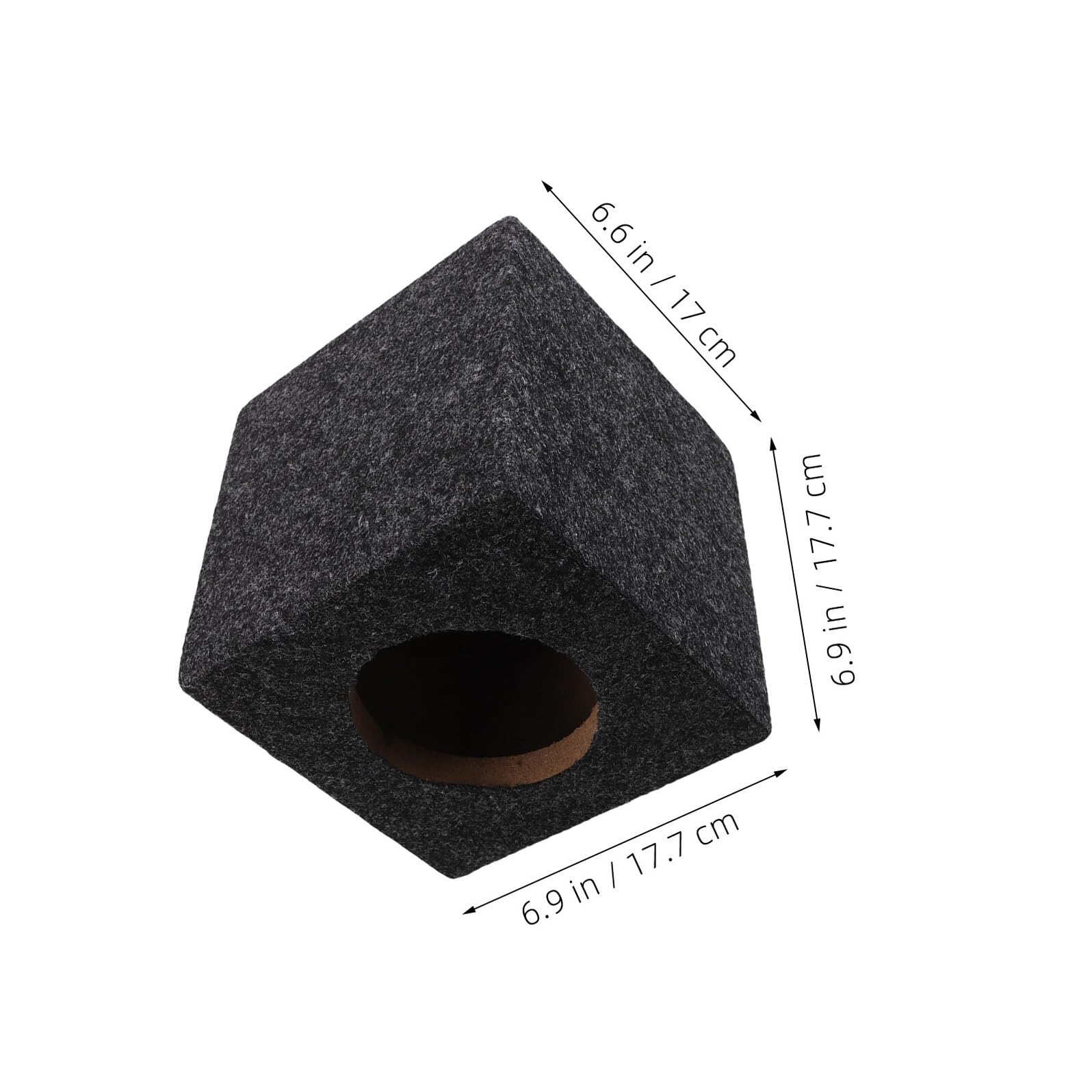 NUOBESTY Scatola Altoparlante per Auto Subwoofer Legno Box Audio Portatile per Camion e Console Contenitore Altoparlanti per Musica Auto