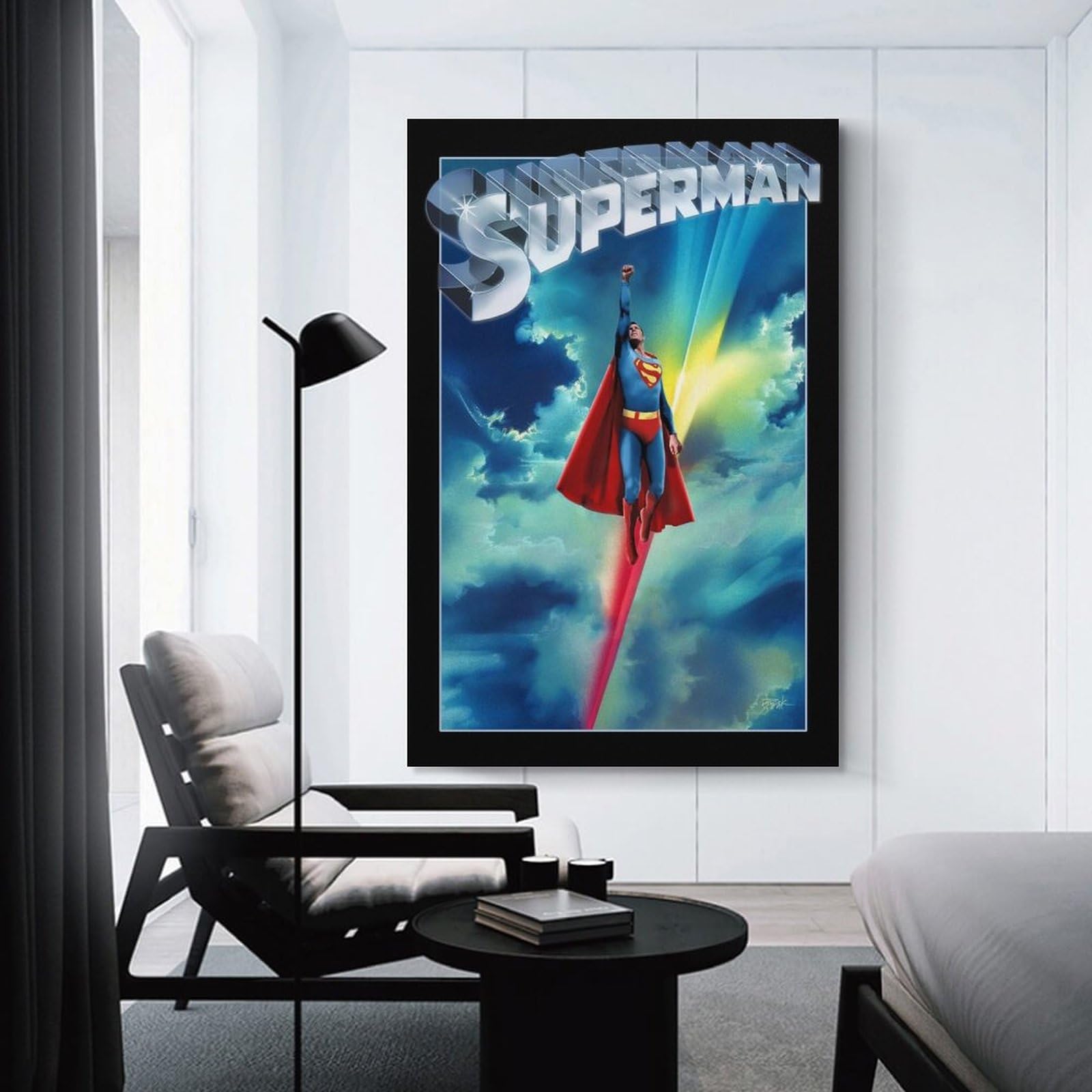 Amazon.co.jp: 映画ポスター スーパーマン ポスター 装飾画 キャンバス