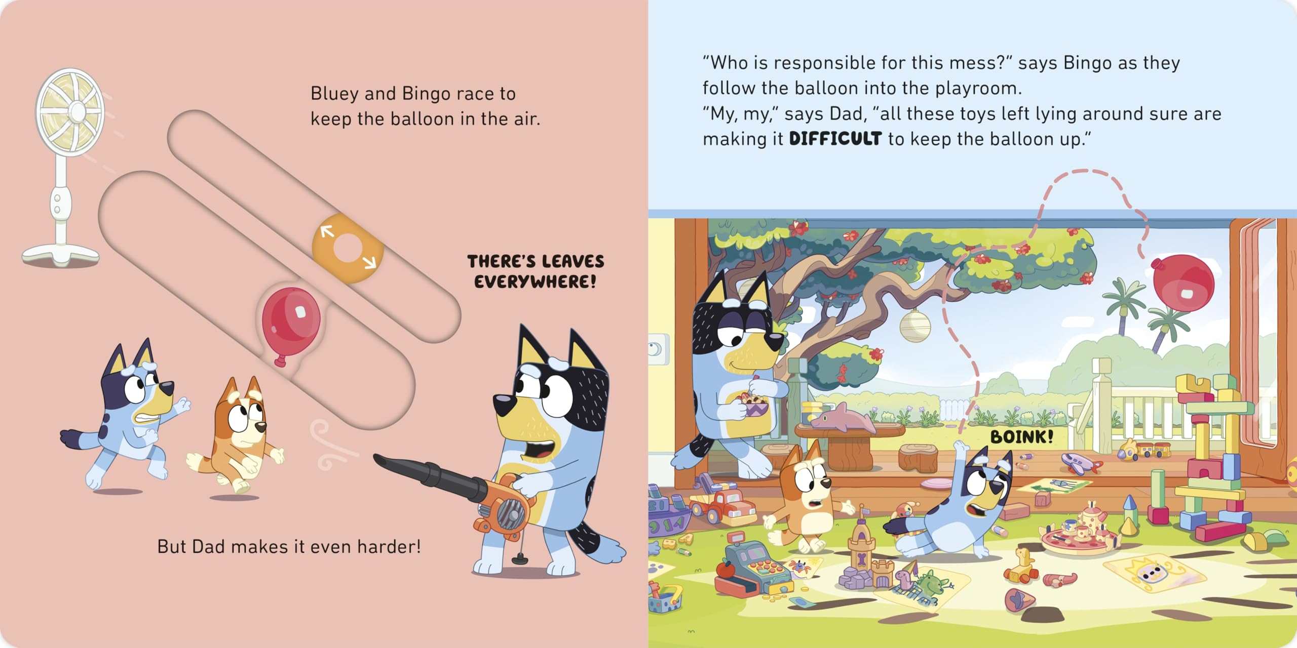 Bluey: Keepy Uppy: A Slide-and-Play Book