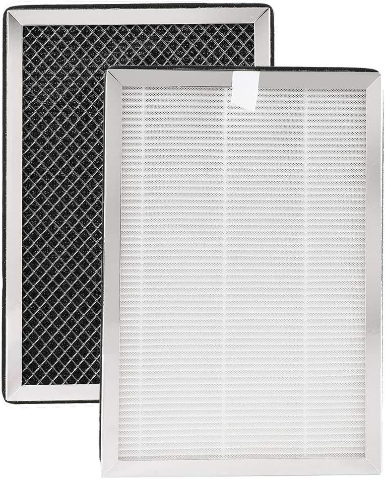 MA-25 2 Pack H13 HEPA Filter Compatible with Medify MA-25 Air Purifier, 3-in-1 Filter, Including Ture HEPA Filter, Pre-filter and Activated Carbon. MA-25 MA25 MA-25 S1 / MA-25 W1 / MA-25 B1 Filters
