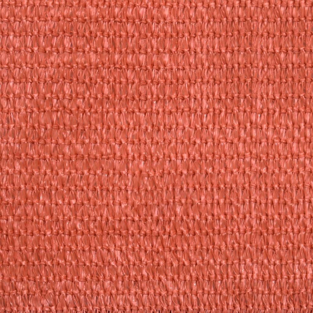Vela Parasole 160 g/m² Terracotta 2x4 m in HDPE,Vela Parasole,Vele Parasole da Giardino,Tenda a Vela Parasole,Respirante,Impermeable,Anti UV-311339