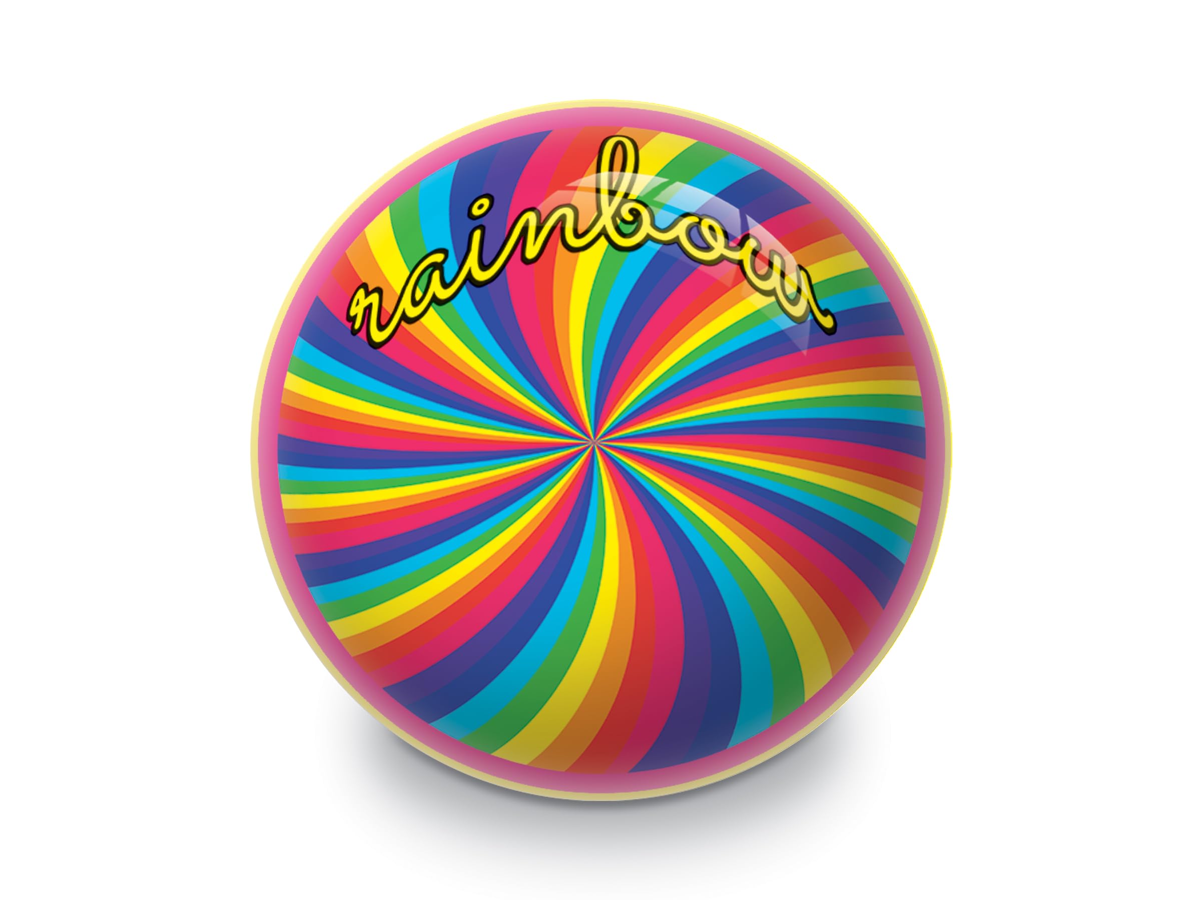 Mondo Toys - RAINBOW FLUO - Pallone 100 grammi PVC Ø 200 - SGONFIO - 26085