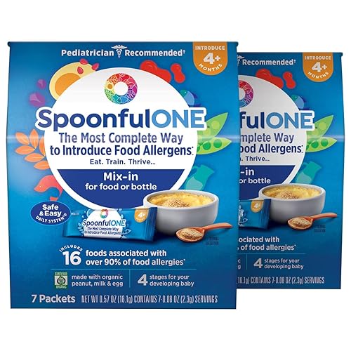 Miniatura 10 de SpoonfulONE - Mezcla de introducción a los alérgenos alimentarios  Alimentación inteligente para un infante o bebé a partir de 4 meses  Certificado