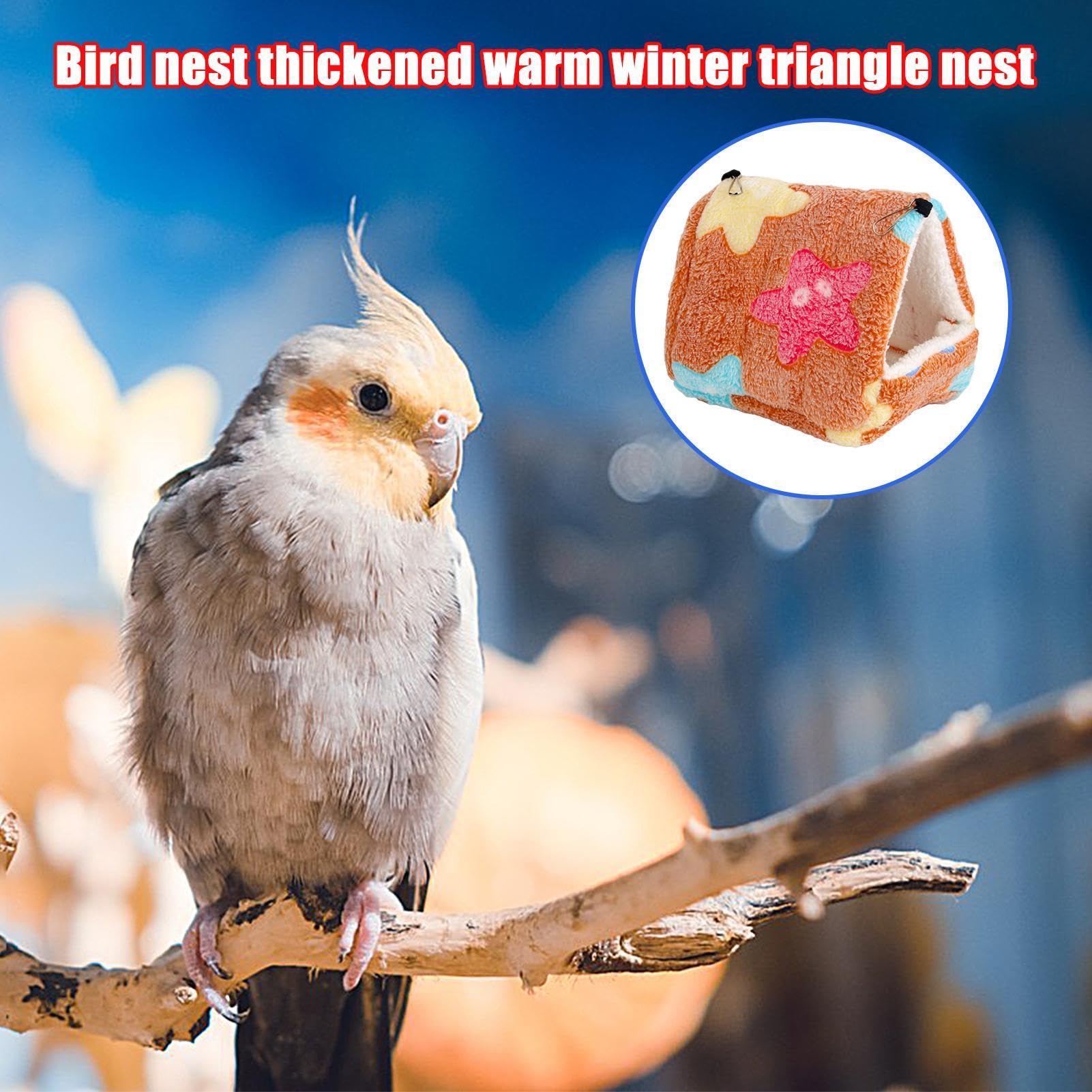 Vogel Nest Haus Winter Warme Papagei Haus Bett Hän Produktbild-Vorschau 2