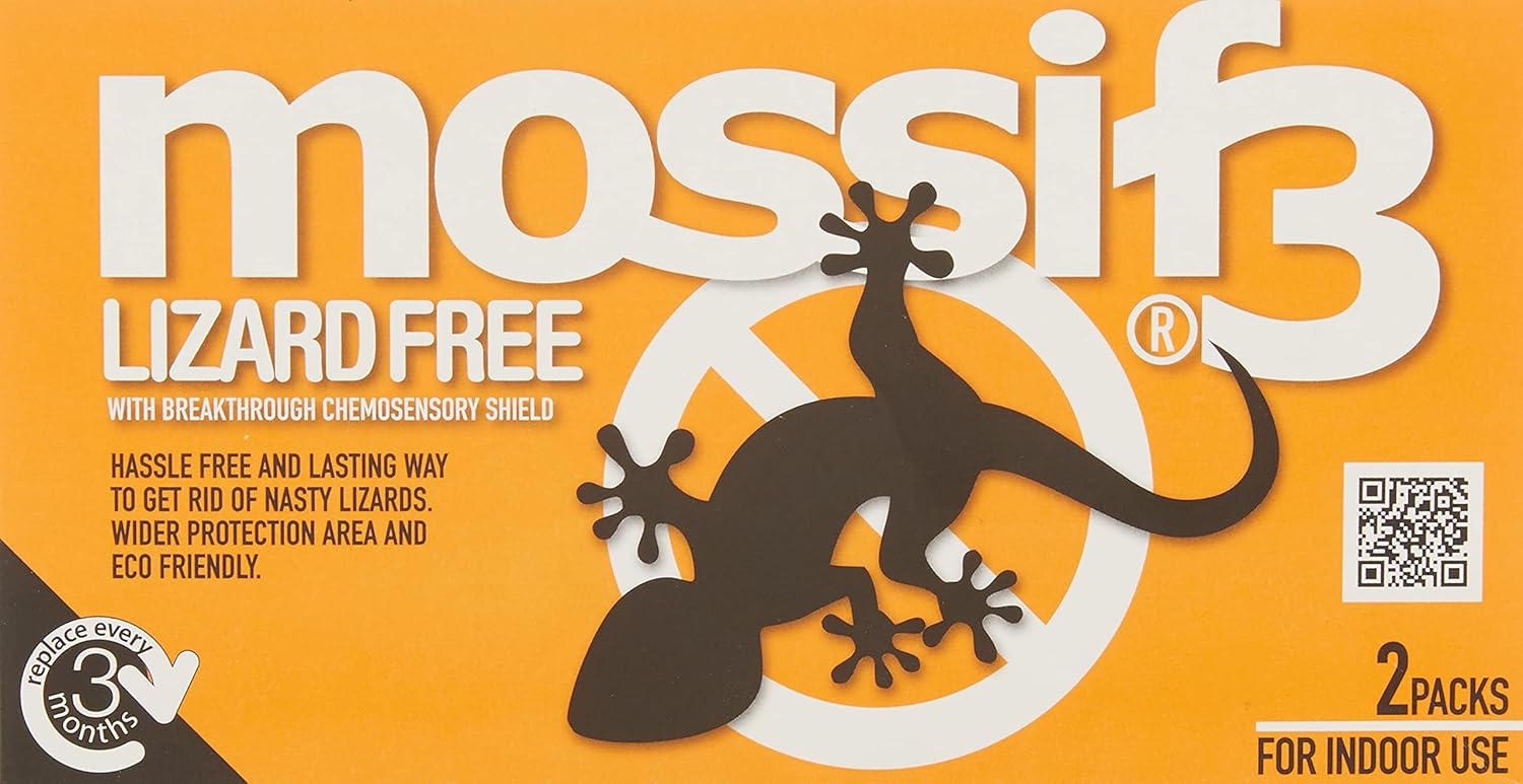 Mossif3 LizardFree Natural Lizard Repellent, 2ct Amazon.sg Health