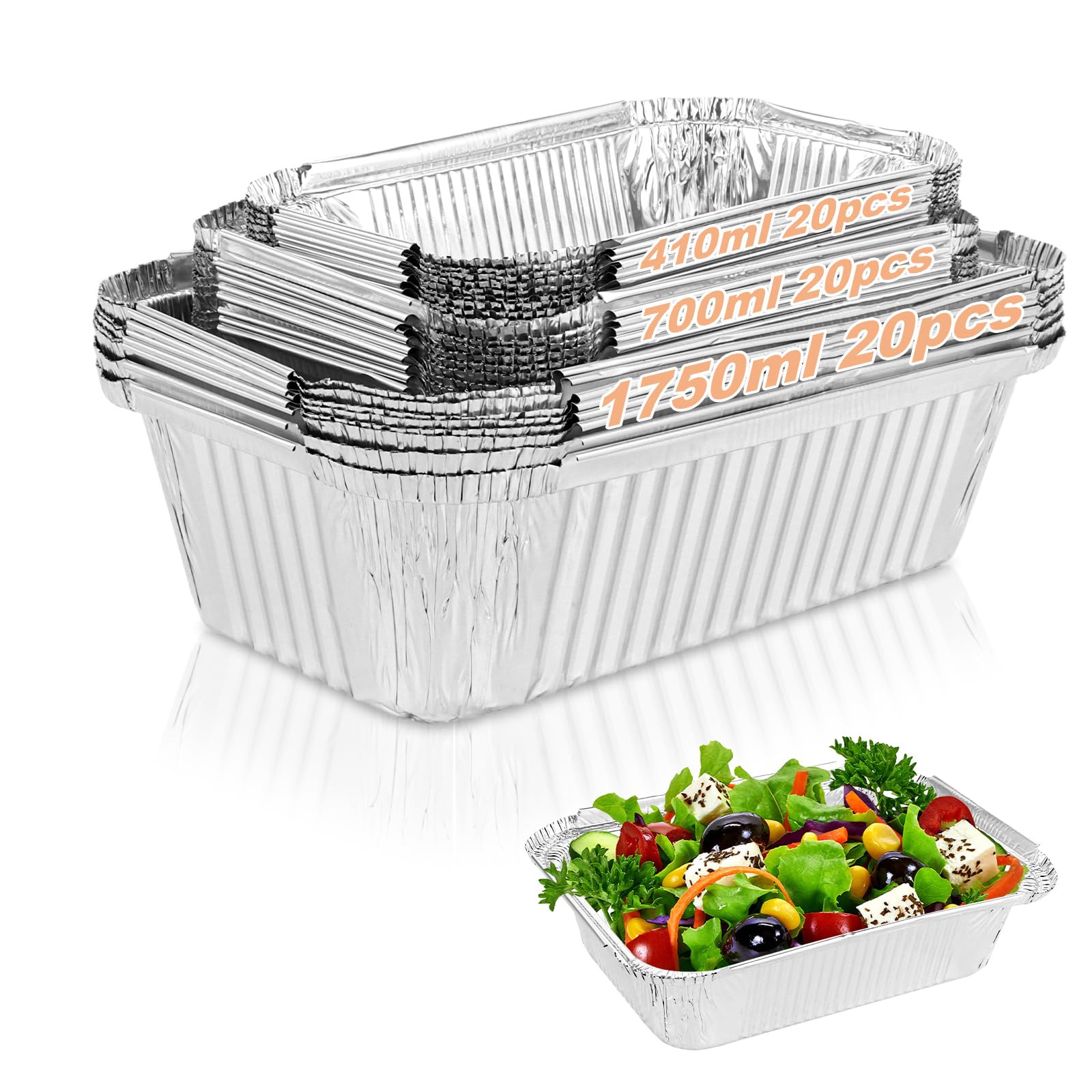 Plat en aluminium pour barbecue : finie la corvée de nettoyage avec ce lot de 60 récipients