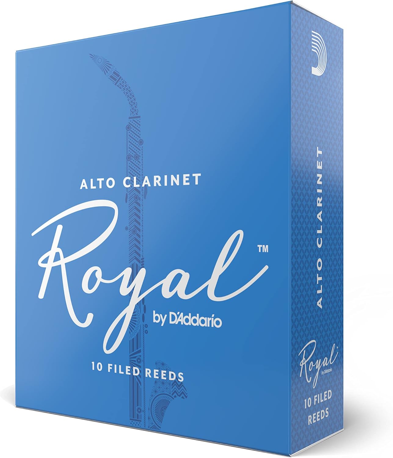 D’Addario Woodwinds - Royal Alto Clarinet Reeds - Reeds for Alto Clarinet - Strong Spine - Filed Cut - Strength 3.0