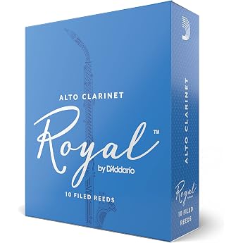 D'Addario WoodWinds ROYAL RDB1020 Lead for Alto Clarinet Hardness 2.0, Pack of 10