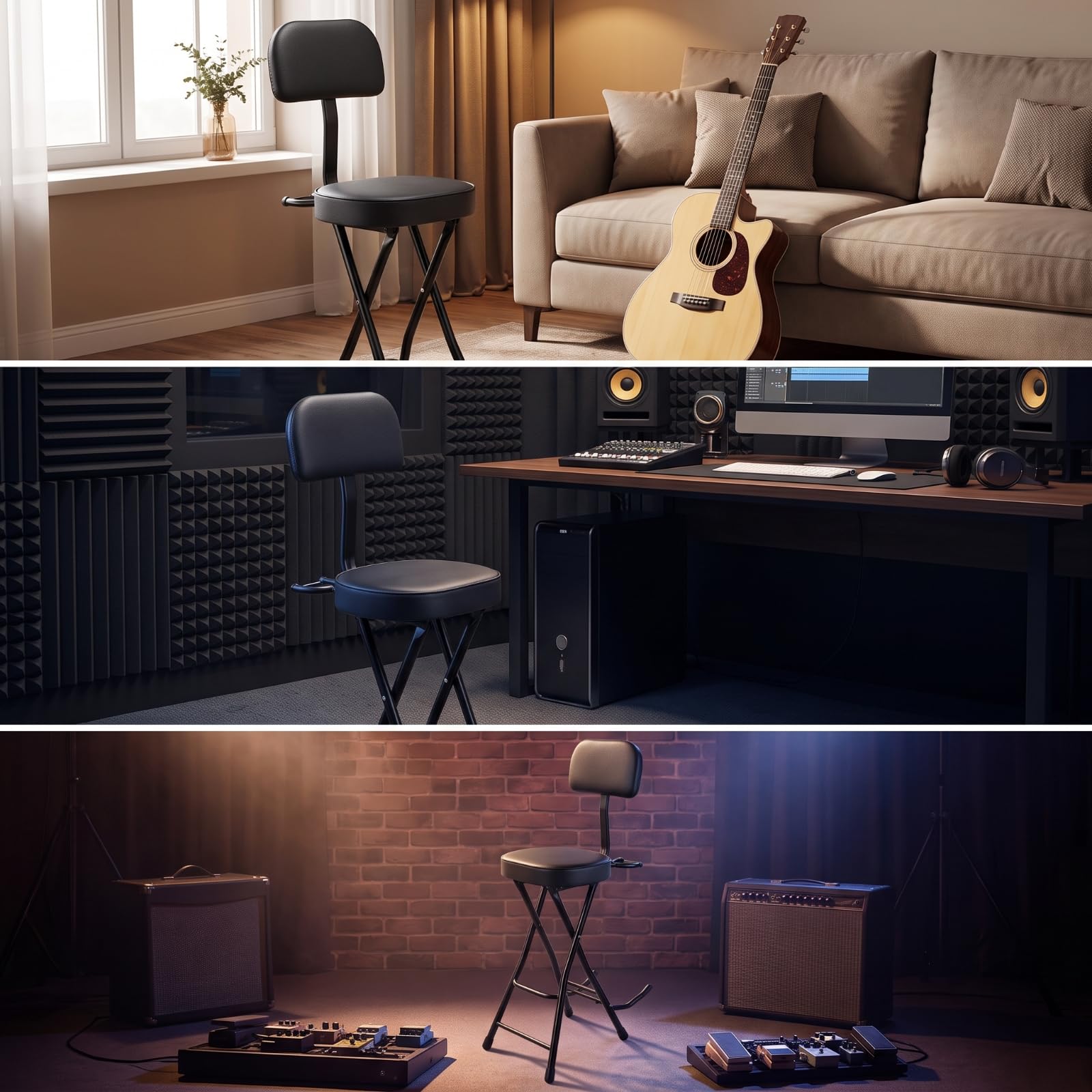 Tabouret Musicien Rembourré | Tabouret , Confortable, pour Maison