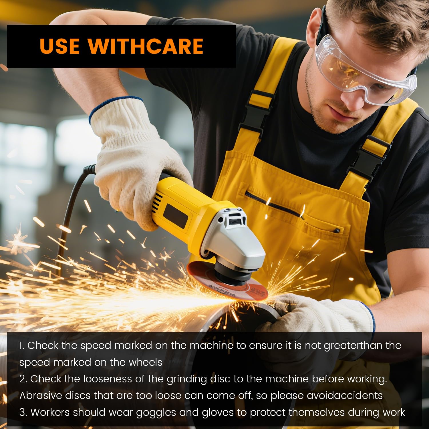 50 Pack Cut Off Wheel 5 Inch Cutting Wheels,Angle Grinder Cutting Disc & Professional Fast Cutting Disc for Stainless Steel, Metal, Angle Grinder