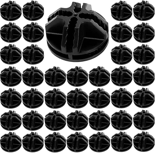 40 conectores de cubo de alambre, conectores de cubo de almacenamiento de plástico, conector organizador de cubos de rejilla de alambre para