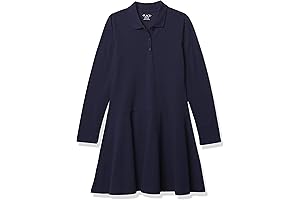 girls polo dress Long Sleeve Casual Dress