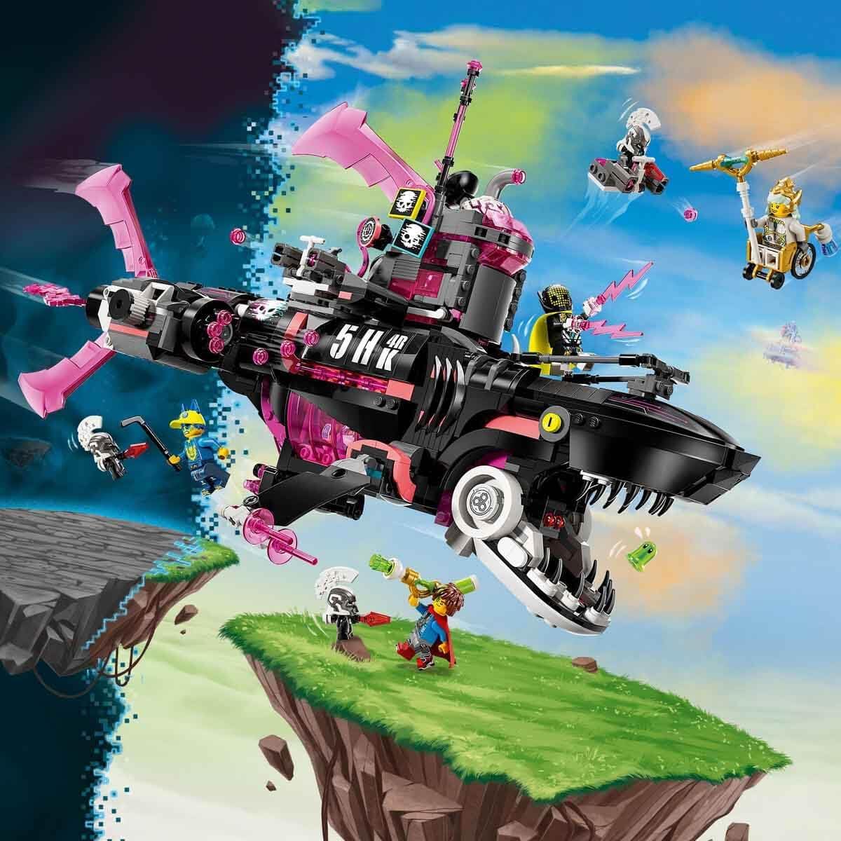 Lego 71500 Dreams Submarine Nightmare Shark Toy Birthday Present Blocks Boys Girls Children 9 Years Old 10 Years Old 11 Years Old Elementary School Vehicle Boat Battle Robot