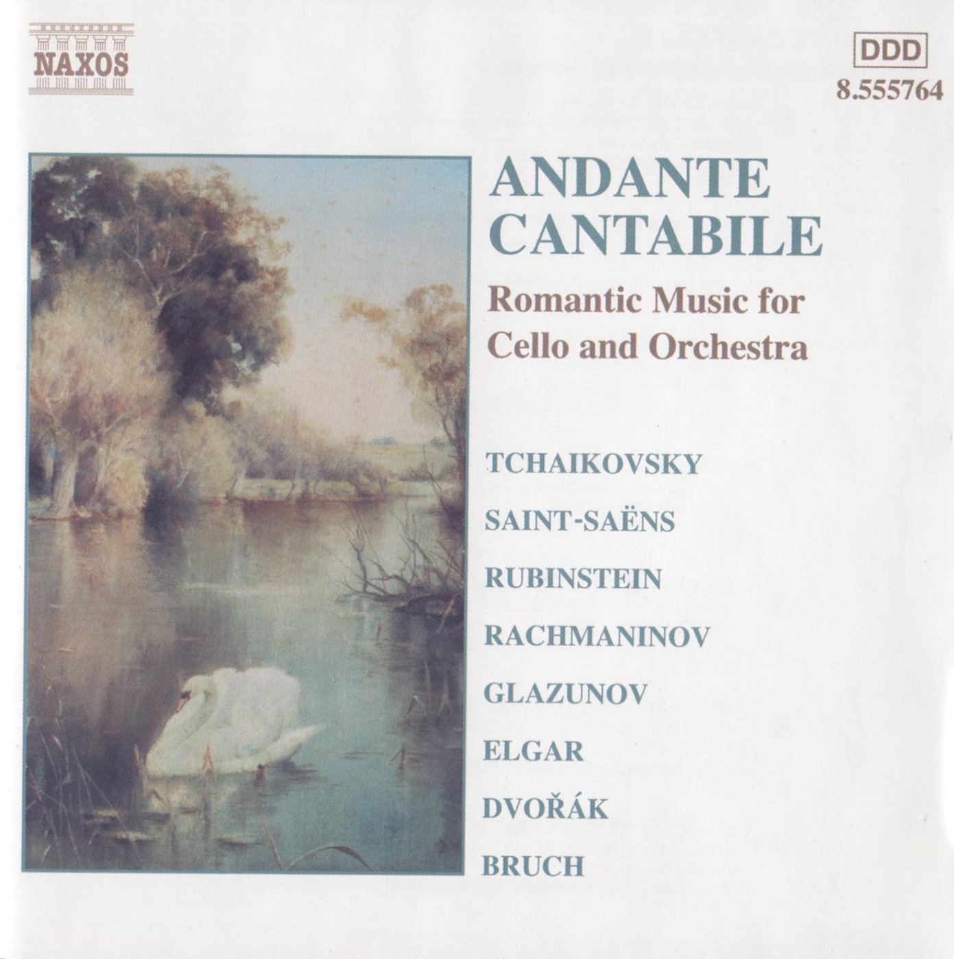 Andante Cantabile: Romantic Music for Cello and Orchestra