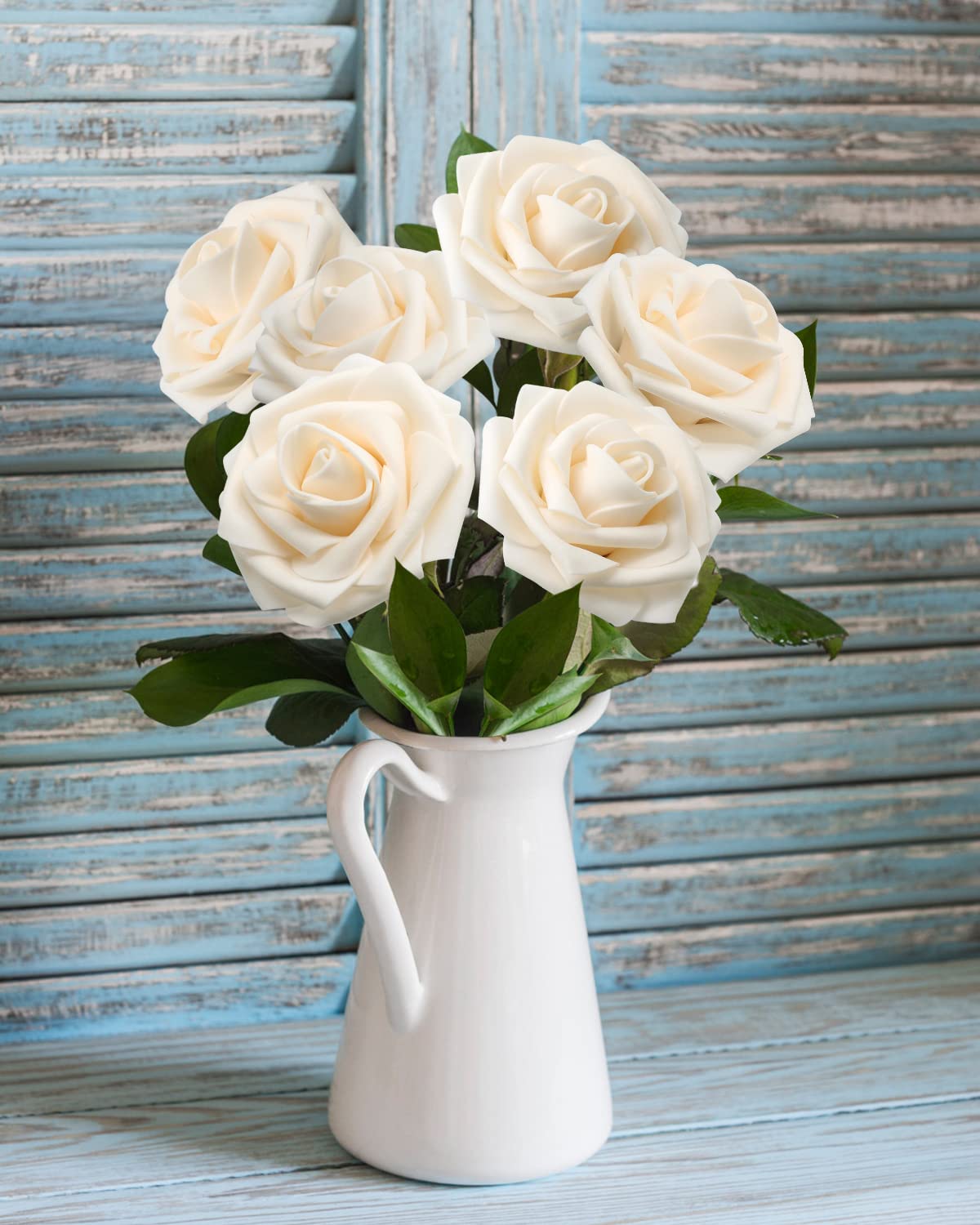 Amazon｜JOYLEX 造花 リアルなバラ 25個 本物のようなフェイクローズ