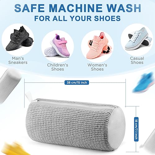 Miniatura 5 de Shoe Washing Machine Bag,Shoe Laundry Bags for Sneakers, Reusable Shoe Cleaning Bag for All Shoe Sizes