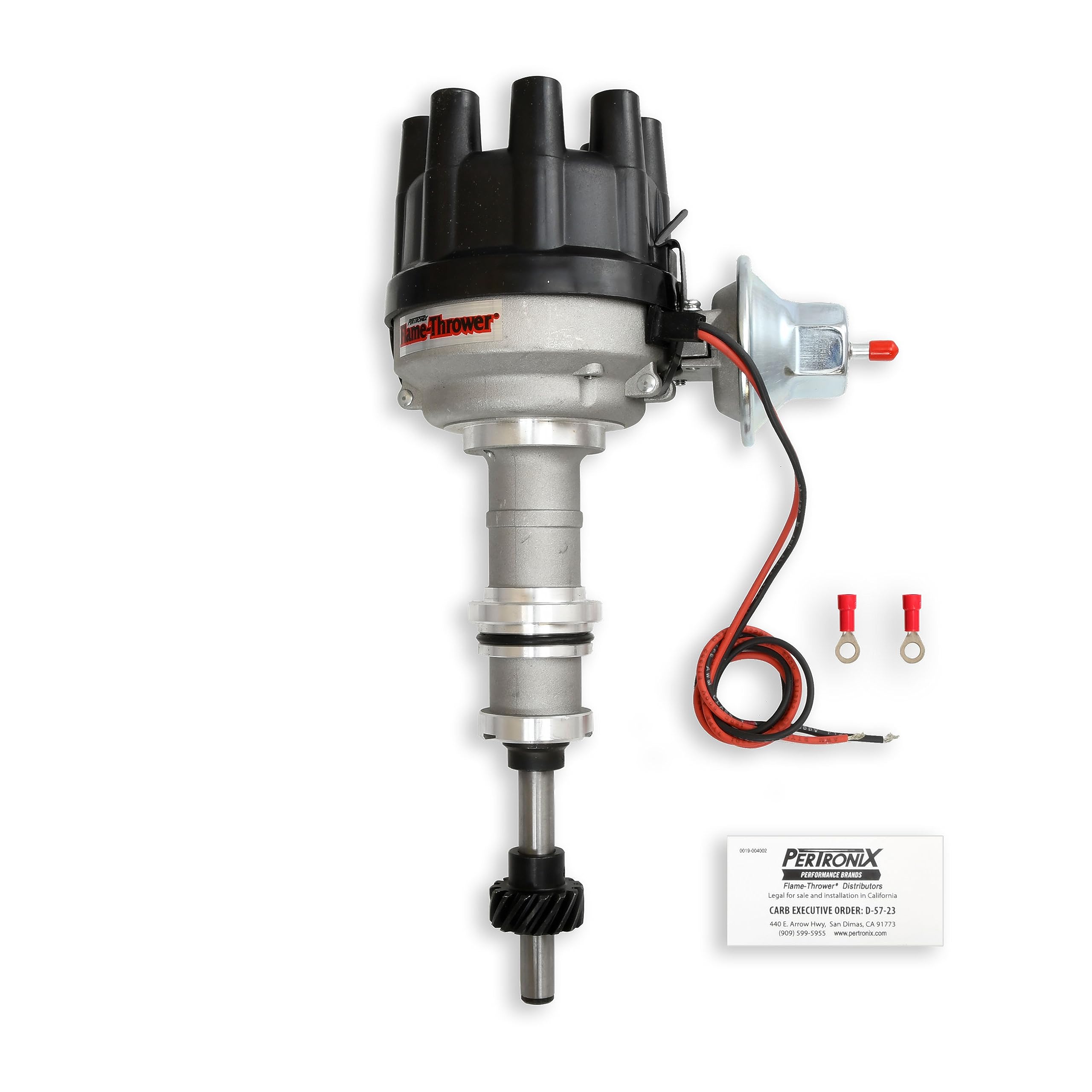 Pertronix Ignitor III Flame-Thrower Distributor - Stock Look Replacement For Ford 221-302 Small Block Engines